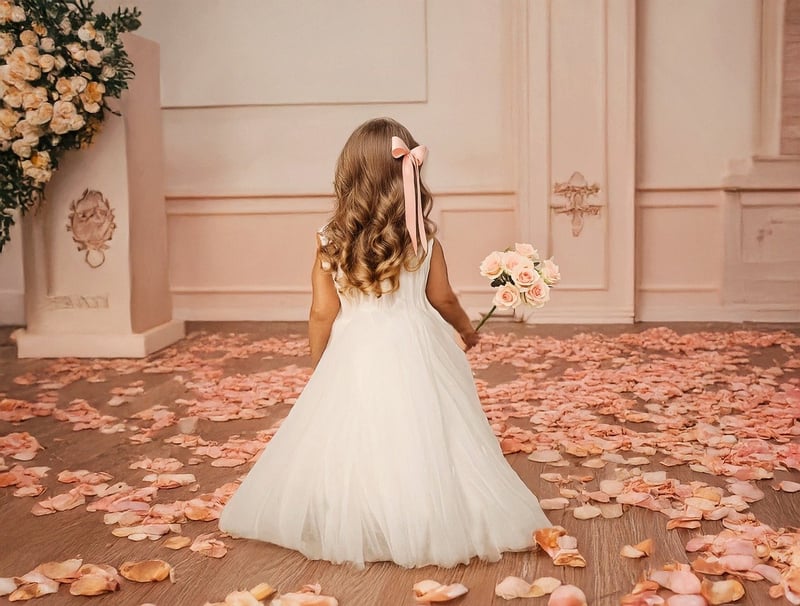 Bride in a white dress